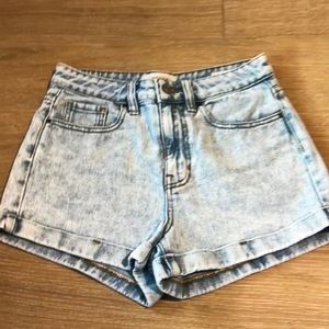 Pacsun high rise mom shorts light wash jean shorts denim
